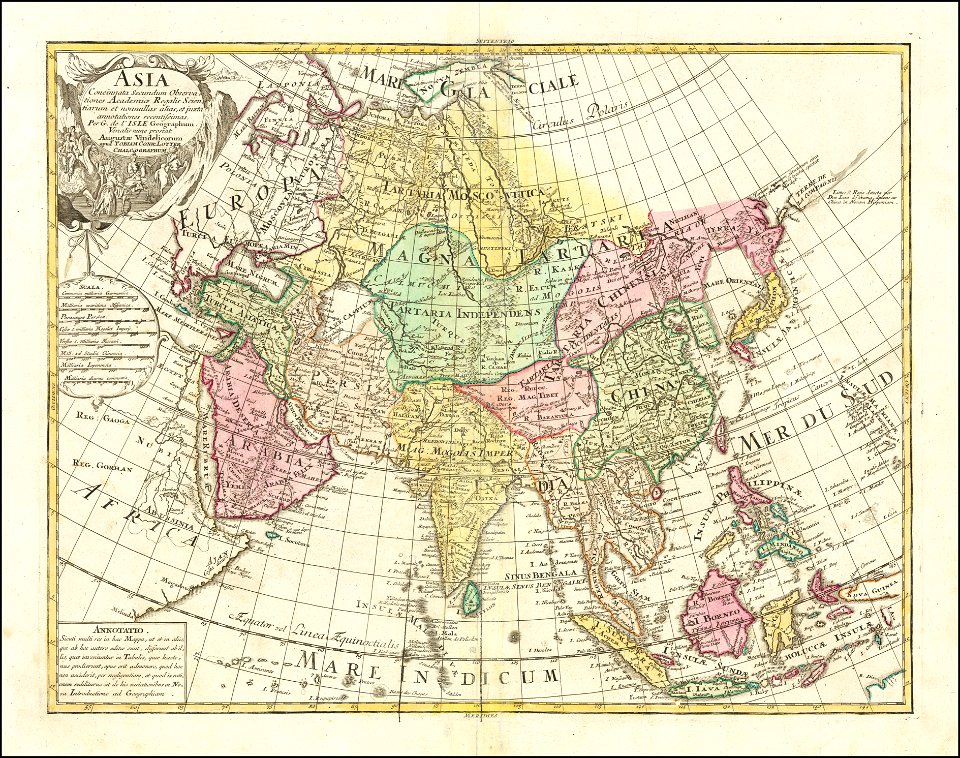 Asia Concinnata Secundum Observationes Academiae Regalis Scientiarum