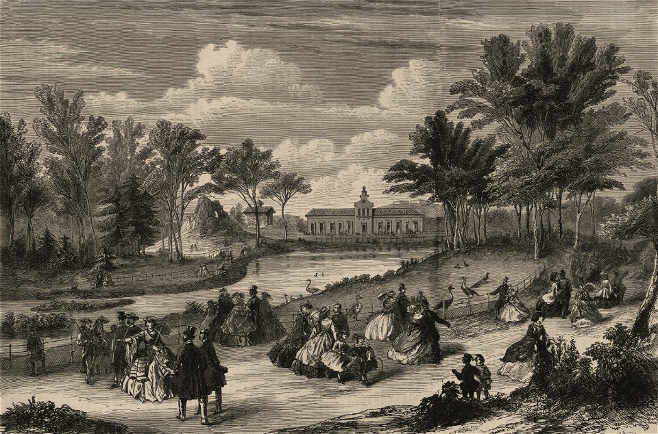 Aspect général du Jardin zoologique d'acclimatation du bois de Boulogne