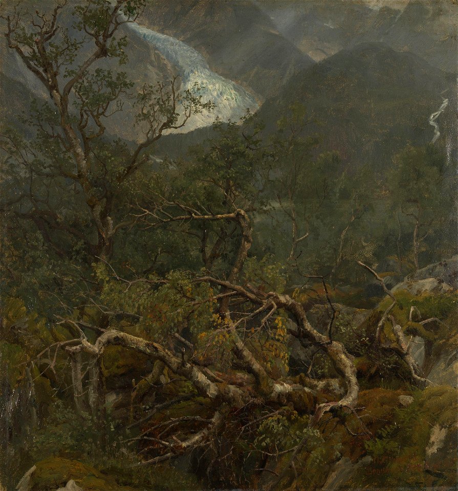 Anders Askevold - The Bondhus Glacier - NG.M.00520e - National Museum of Art, Architecture and Design