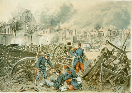 Aspect de l’église bombardement de la citadelle de Strasbourg