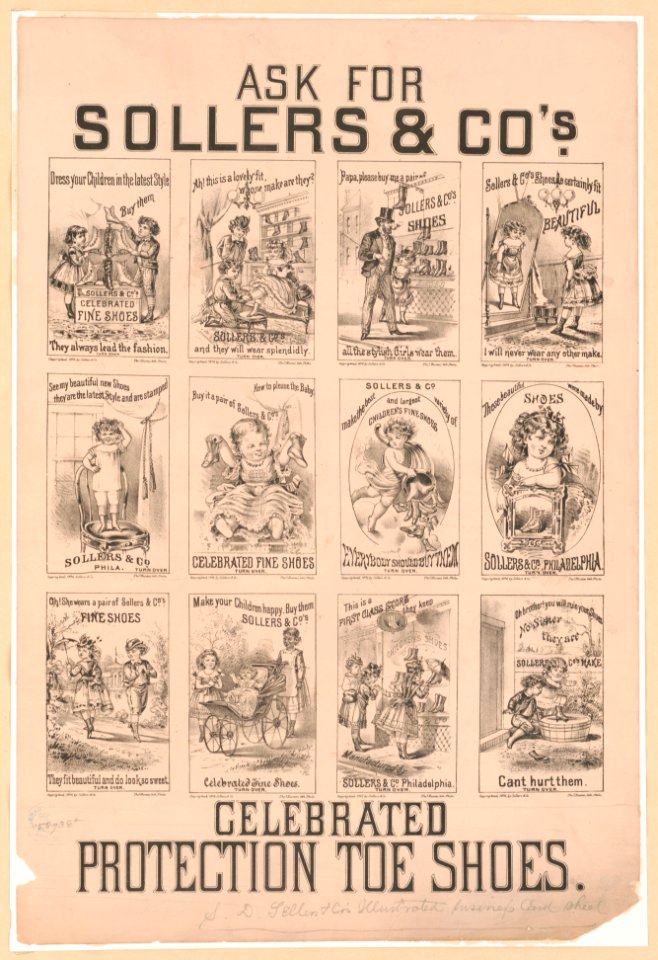 Ask for Sollers & Co.'s celebrated protection toe shoes LCCN2004670322