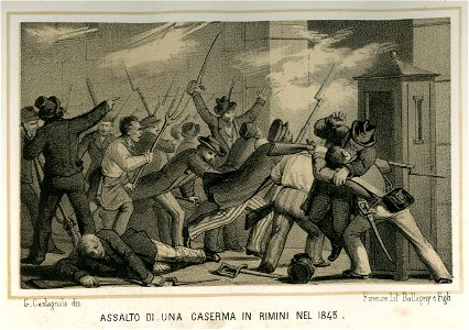 Assalto di una caserma in Rimini nel 1845