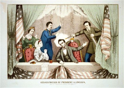Assassination of President A. Lincoln, April 14th 1865 at Ford's theater, Washington, D.C. LCCN2013646793