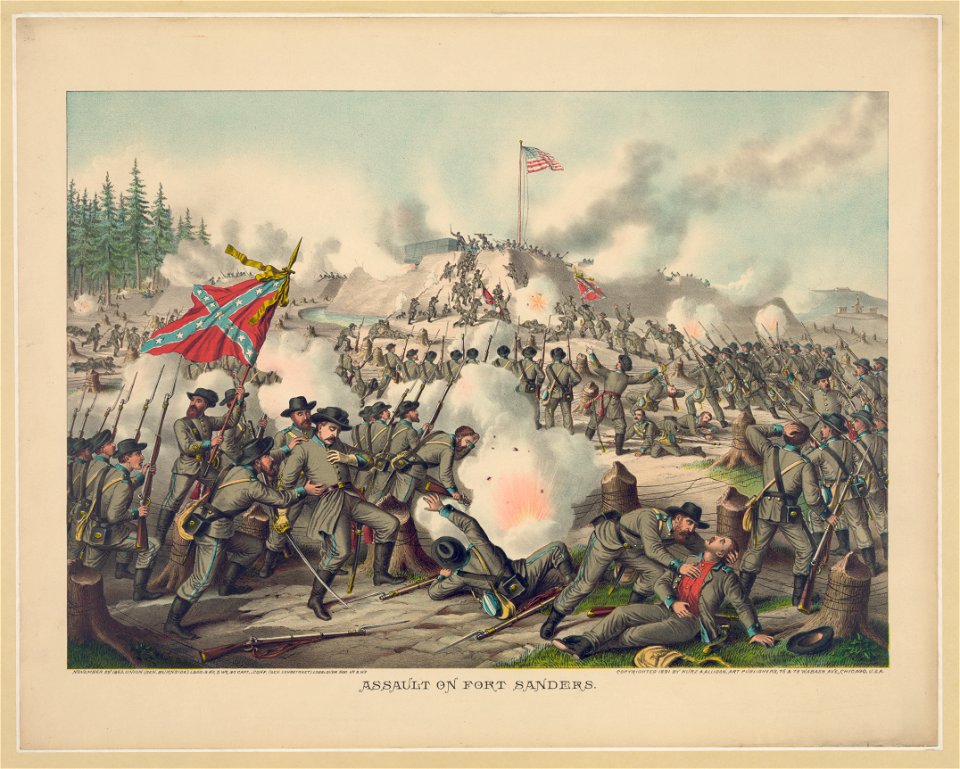 Assault on Fort Sanders LCCN91721203