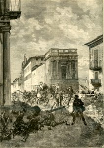 Assalto di Porta Macqueda, comandato dal generale Garibaldi contro i borbonici