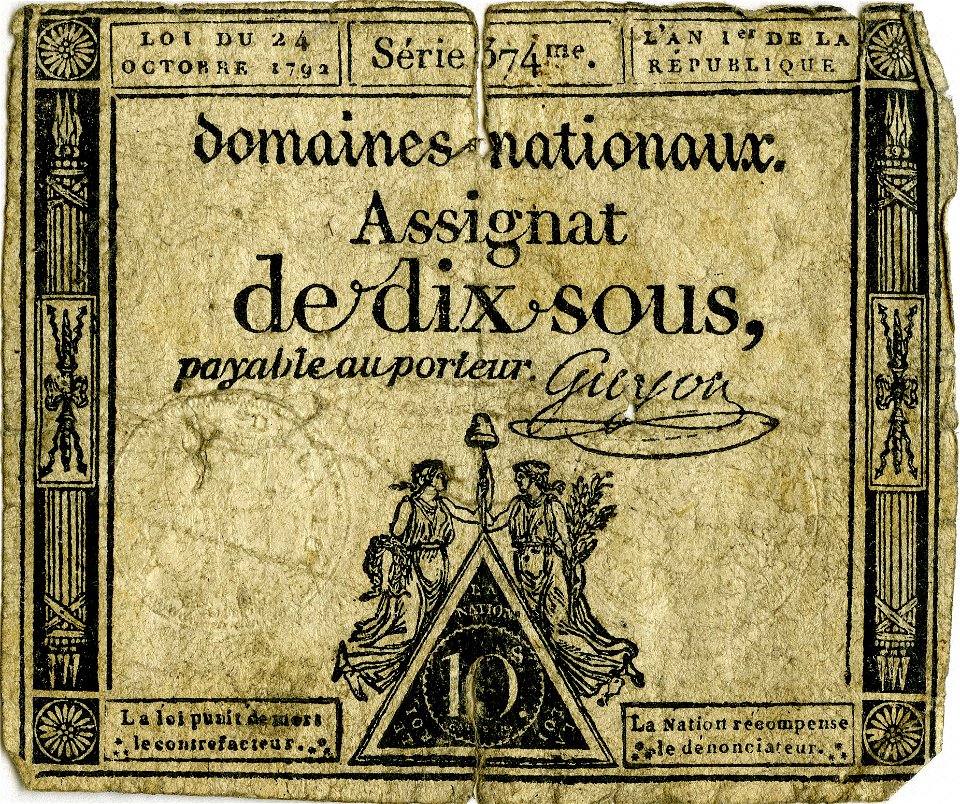 Assignat de 10 sous