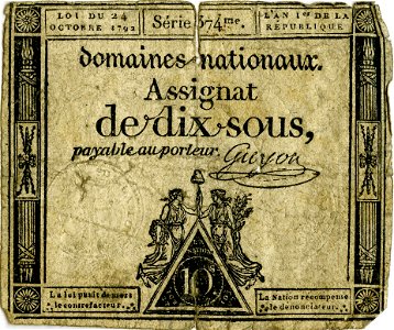 Assignat de 10 sous