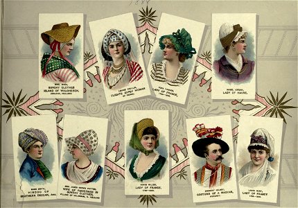Assortment of actors 01 - Costumes of All Nations. W. Duke, Sons & Co