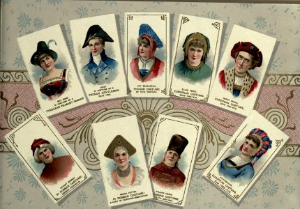 Assortment of actors 07 - Costumes of All Nations. W. Duke, Sons & Co. Free illustration for personal and commercial use.