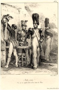 Assez cause! On va se refraichir d'un coup de sabre (BM 1861,1012.673)