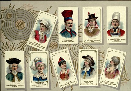Assortment of actors 10 - Costumes of All Nations. W. Duke, Sons & Co