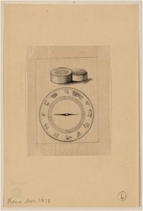 Astrological device showing signs of the Chinese calendar, with case LCCN2009630303