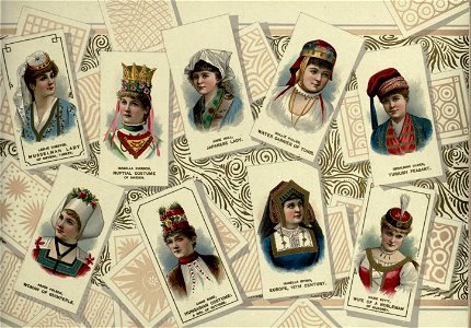 Assortment of actors 03 - Costumes of All Nations. W. Duke, Sons & Co. Free illustration for personal and commercial use.