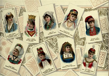 Assortment of actors 03 - Costumes of All Nations. W. Duke, Sons & Co