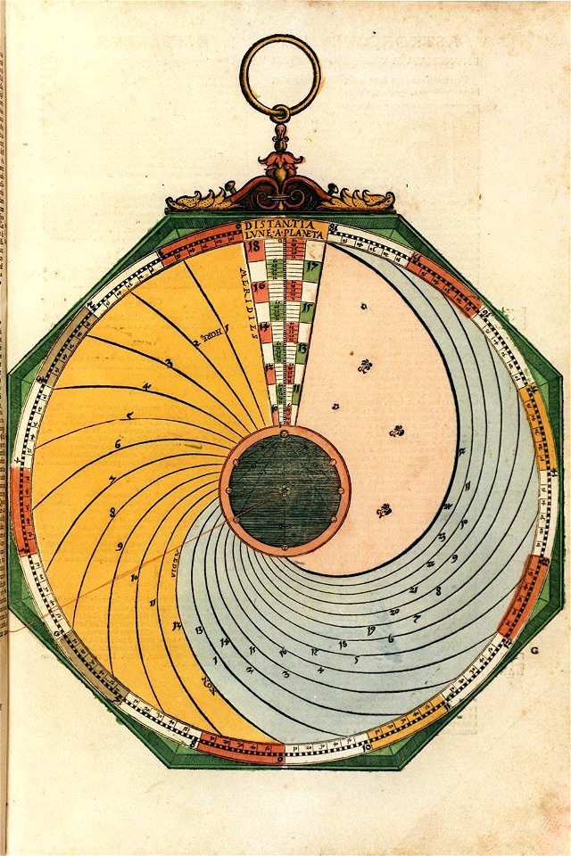 Astronomicum Caesareum (1540).f16. Free illustration for personal and commercial use.