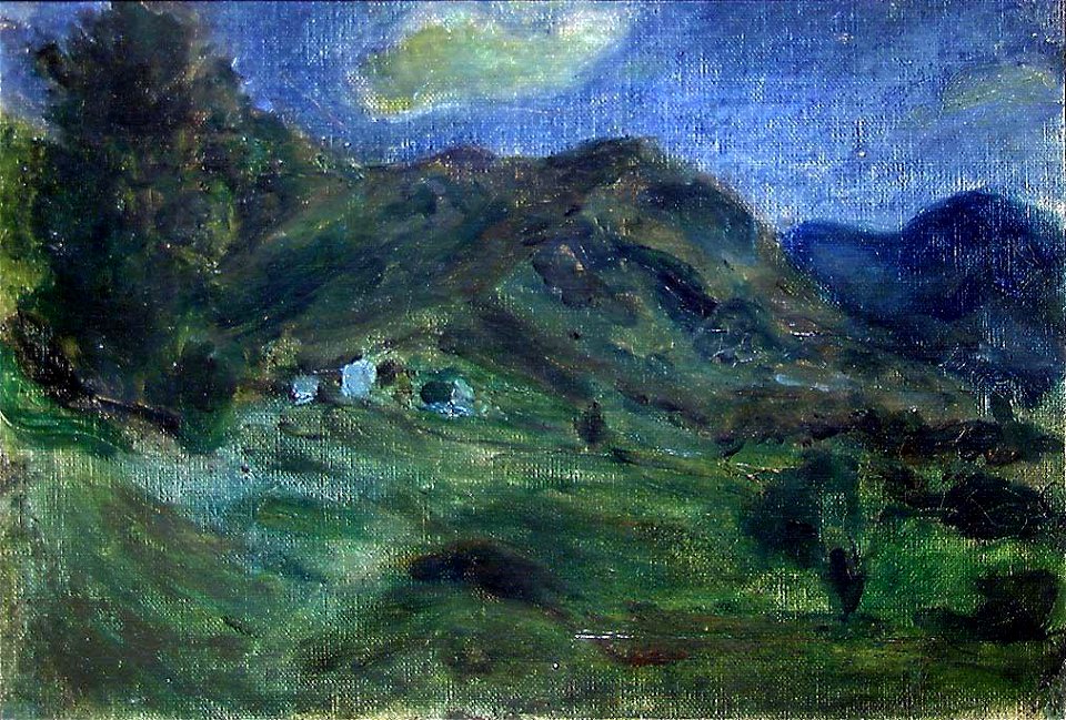 Nikolai Astrup - Landscape in Moonlight - NG.M.02190 - National Museum of Art, Architecture and Design