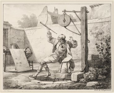 Astroloog valt in een put, objectnr A 14785