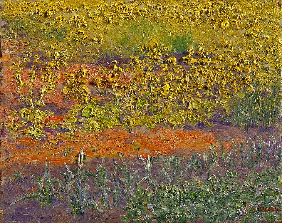 At Kamakura (rapeseed) by Kuroda Seiki (Kuroda Kinenkan)