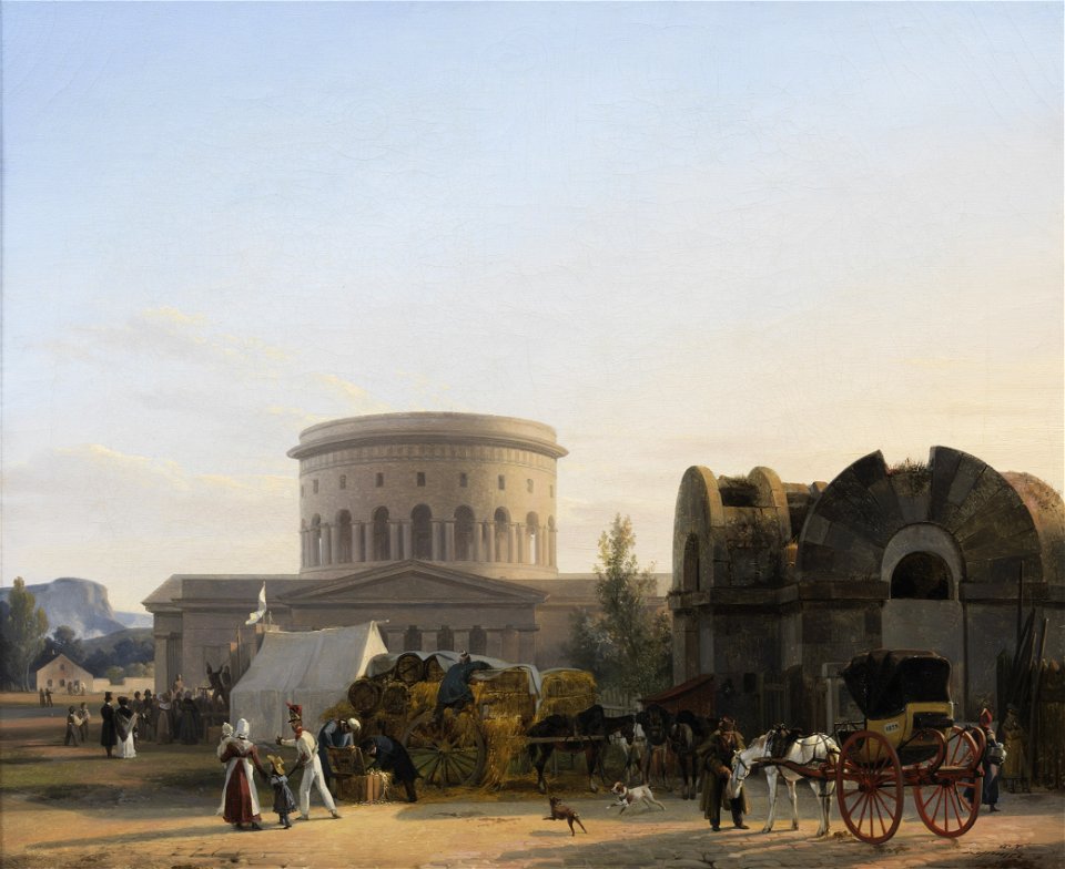 At Barrière de la Villette, Paris (Auguste-Xavier LePrince) - Nationalmuseum - 181922 (cropped)