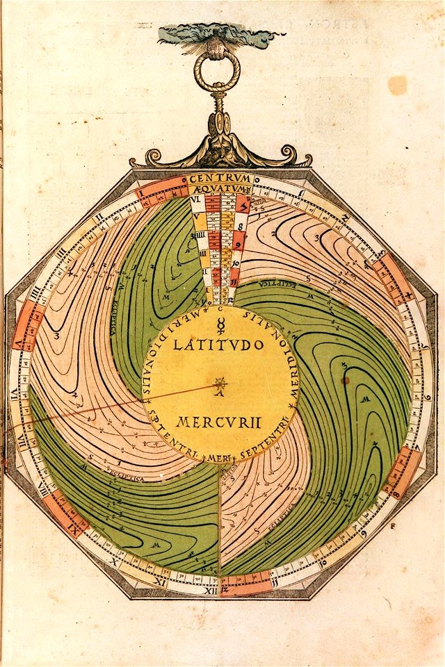Astronomicum Caesareum (1540).f13. Free illustration for personal and commercial use.