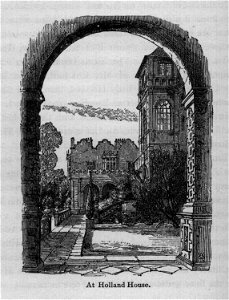 At Holland House - Walks in London, Augustus Hare, 1878