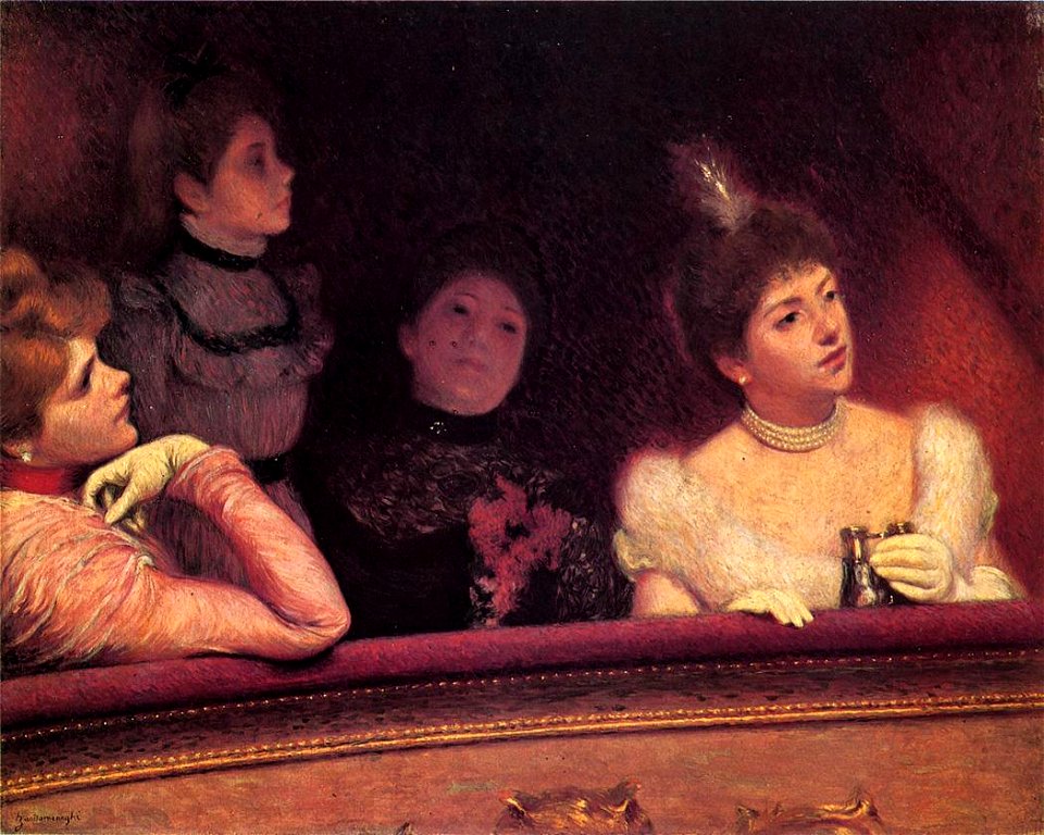 At the Theater Federico Zandomeneghi