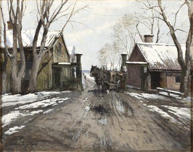 At the City Toll Gate (Victor Forssell) - Nationalmuseum - 20432