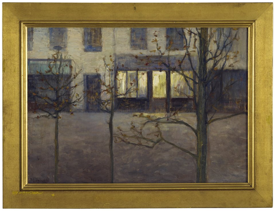 At the Café, Morning in Paris (Märtha Tynell) - Nationalmuseum - 28349
