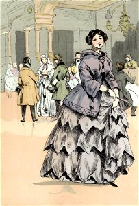At the Frères Provençaux Restaurant, 1848