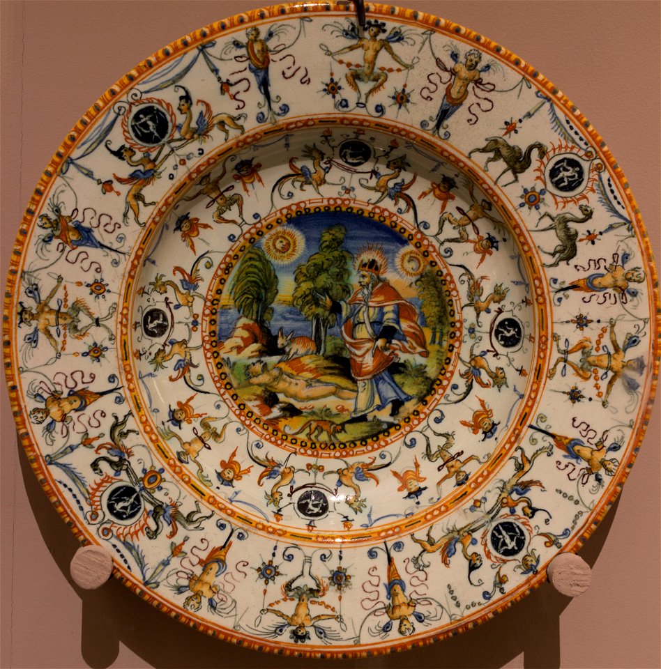 Atelier des Patanazzi - Assiette - La création des animaux