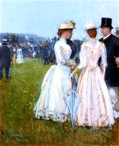 At-the-Grand-Prix-1887-by-Childe-Hassam