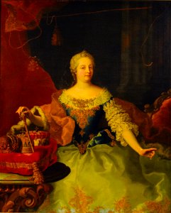 Atelier van Martin Meytens de Jonge - Portrait of Maria Theresa (1717-1780) - 38 - Mauritshuis. Free illustration for personal and commercial use.