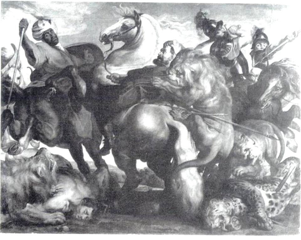 Atelier van Peter Paul Rubens - Jacht op leeuwen en luipaard - Gal.-Nr. 972 - Staatliche Kunstsammlungen Dresden