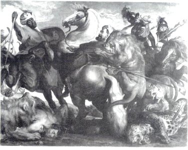 Atelier van Peter Paul Rubens - Jacht op leeuwen en luipaard - Gal.-Nr. 972 - Staatliche Kunstsammlungen Dresden