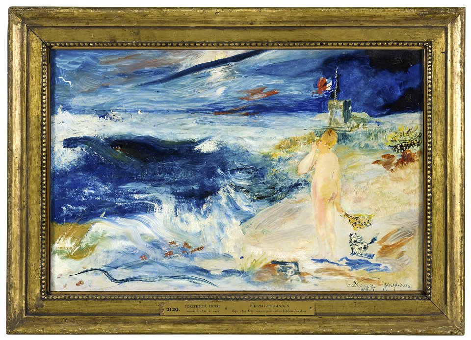 At the Seashore (Ernst Josephson) - Nationalmuseum - 19189