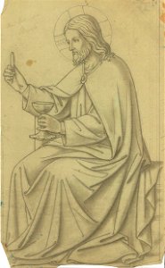 Ontwerp voor een tabernakeldeurtje met een Christusfiguur Cuypershuis BR 0437 f