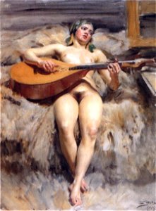 Ateljéidyll by Anders Zorn 01