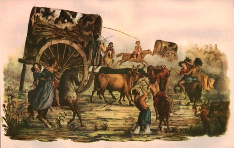 Ataque de indios, según Isola