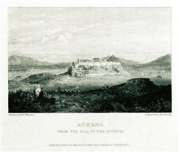 Athens, from the hill of Museum - Williams Hugh William - 1829