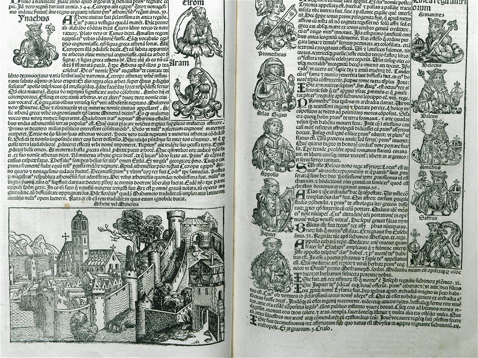 Athene vel Minerva - Schedell Hartmann - 1493