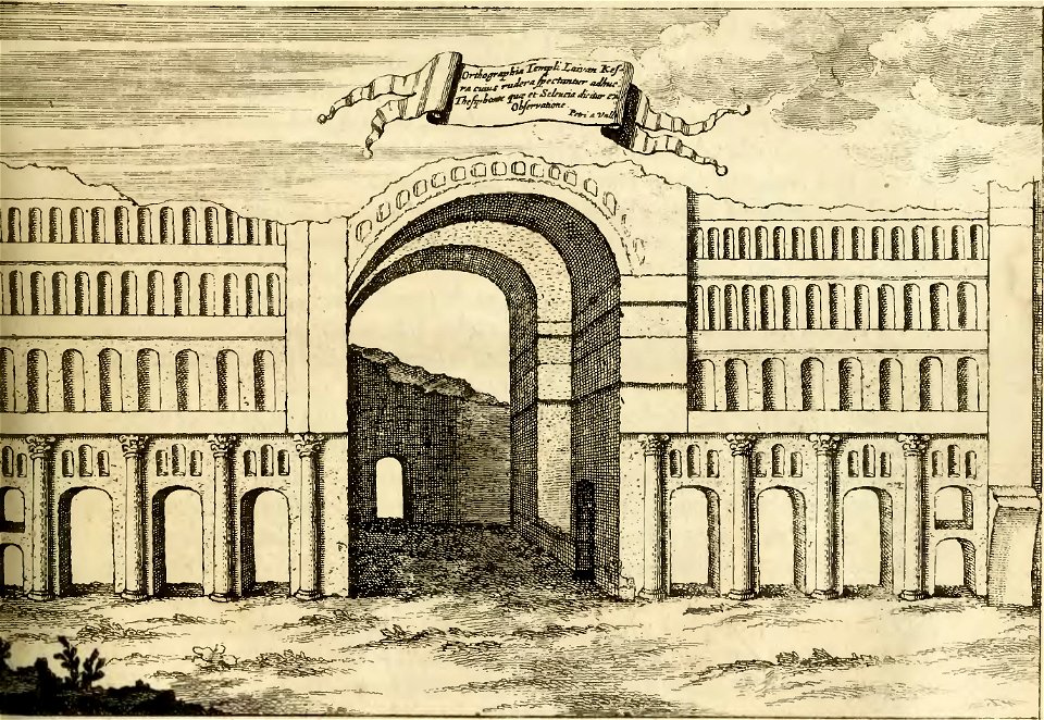 Athanasius Kircher - Turris Babel - 1679 (page 149 crop)