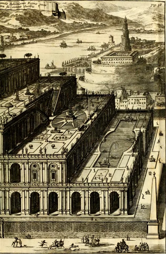 Athanasius Kircher - Turris Babel - 1679 (page 95 crop)