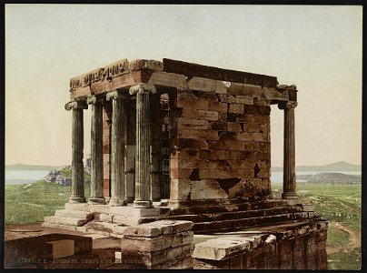 Athènes. Temple de la Victoire Aptere LCCN2017656398