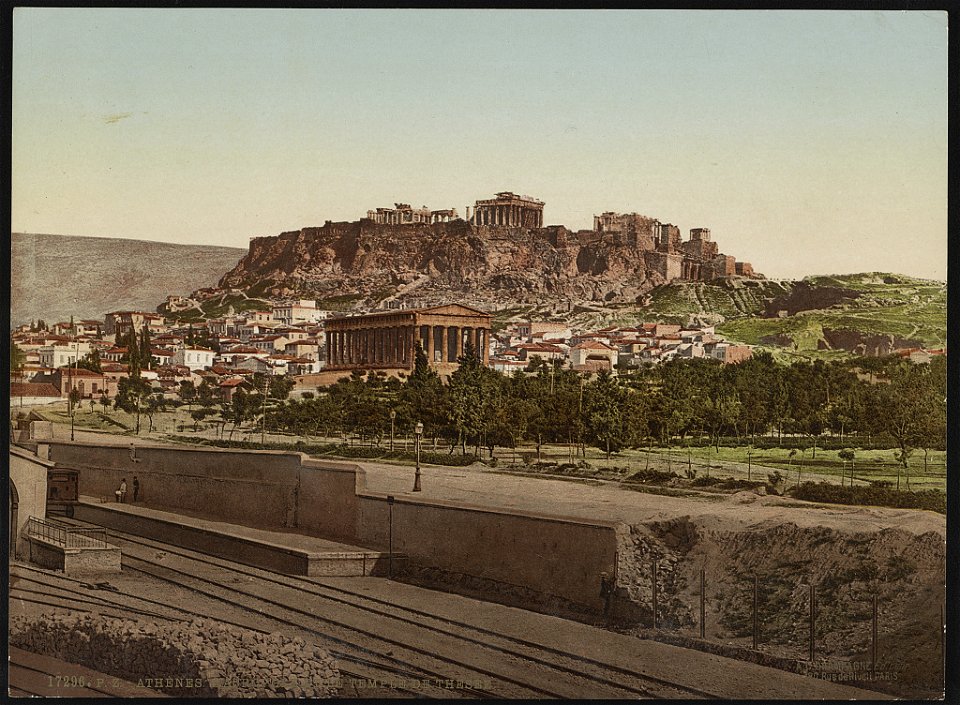 Athènes. L' Acropole et le Temple de Thesée LCCN2017658103