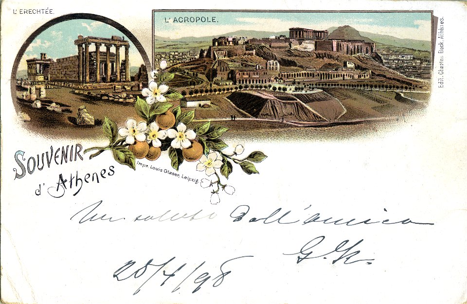 Athens early postcard 1