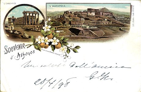 Athens early postcard 1