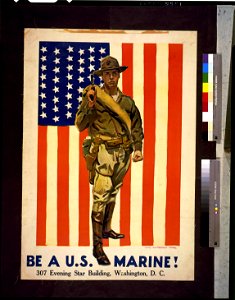 Be a U.S. Marine! - James Montgomery Flagg. LCCN94514641