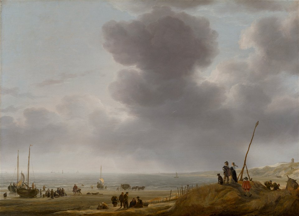 Beach view, by Simon de Vlieger