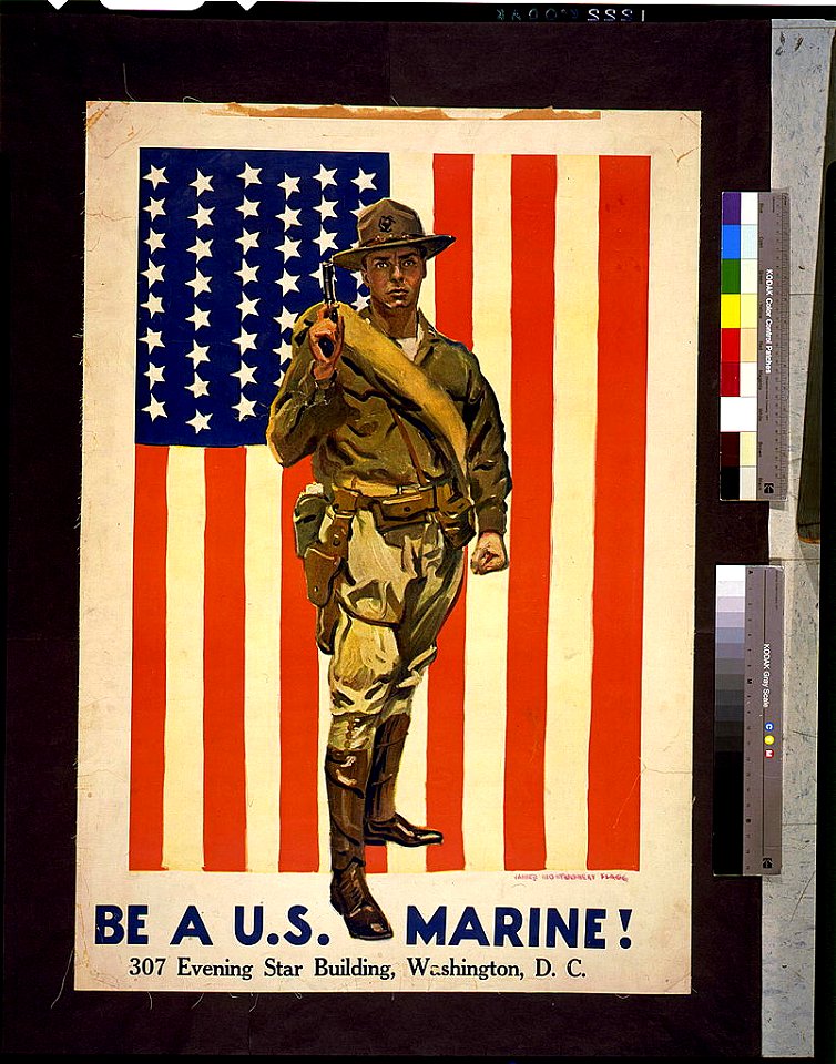 Be a U.S. Marine! - James Montgomery Flagg. LCCN94514641