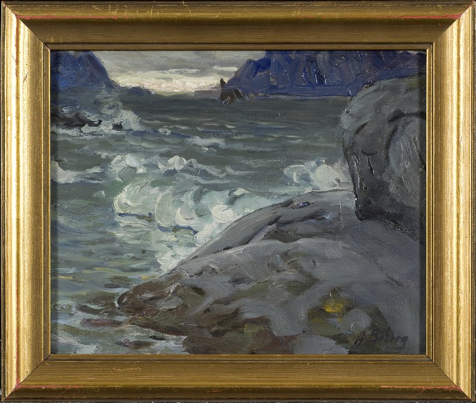 Beach. Study from North Norway (Anna Boberg) - Nationalmuseum - 21375